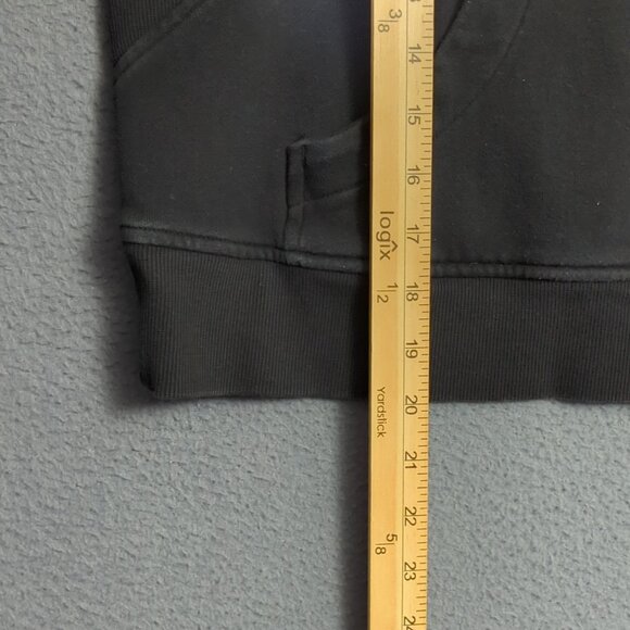 Lululemon Sweatshirt Women's M/L Black Scuba Oversized Funnel Neck Shirt - Picture 6 of 9